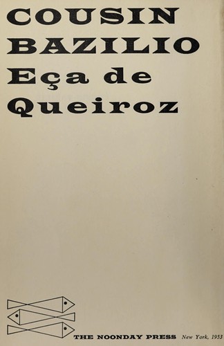 Cousin Bazilio (1953, Noonday Press)