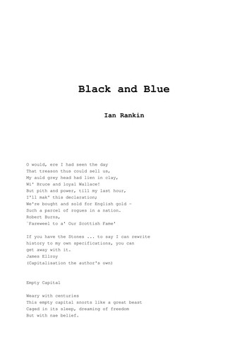 Ian Rankin: Black & blue (2000, Orion, Orion Publishing Group, Limited)