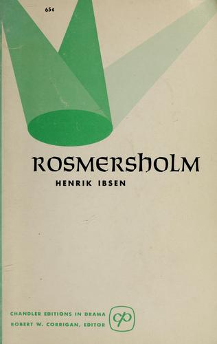 Rosmersholm. (1961, Chandler Pub. Co.)