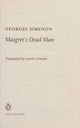 Maigret's Dead Man (2016, Penguin Books, Limited)