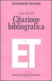 Citazione bibliografica (Italian language, 2002)