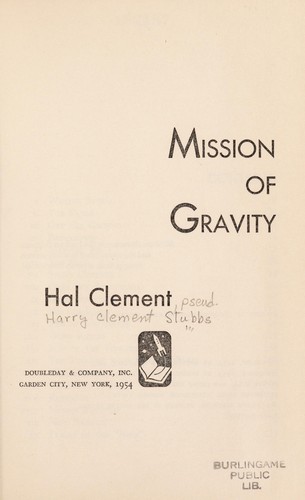 Mission of gravity (1954, Doubleday)