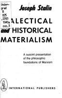Dialectical and Historical Materialism (1985, Taylor & Francis)