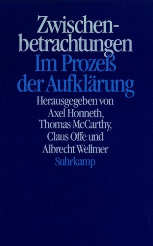 Zwischenbetrachtungen (Paperback, German language, 1989, Suhrkamp Verlag)