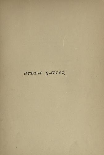 Hedda Gabler (1891, W. Heinemann)