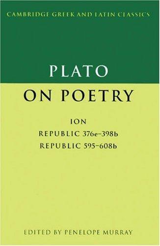 Plato on poetry (1996)