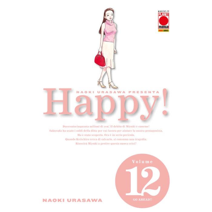 Naoki Urasawa: Happy! vol. 12 (Italiano language, 2023, Planet Manga)