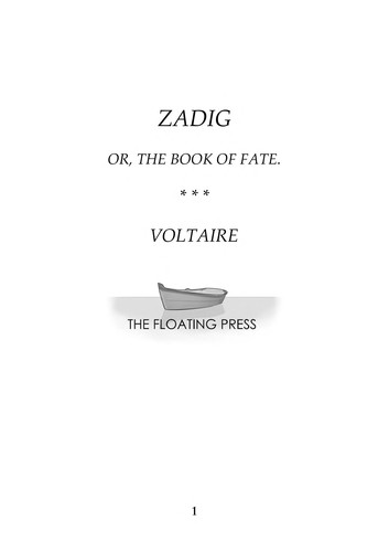 Zadig (EBook, 2009, The Floating Press)
