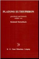 Plato: Euthyphron (griechisch/deutsch) (German language, K.G. Saur Verlag GmbH & Co. KG)