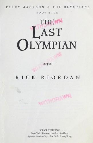 The last Olympian (2010)