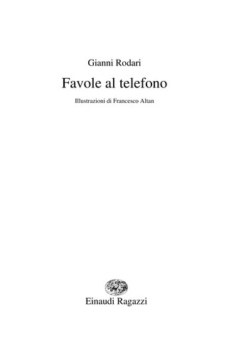 Favole al telefono (Italian language, 1995, Einaudi Ragazzi)