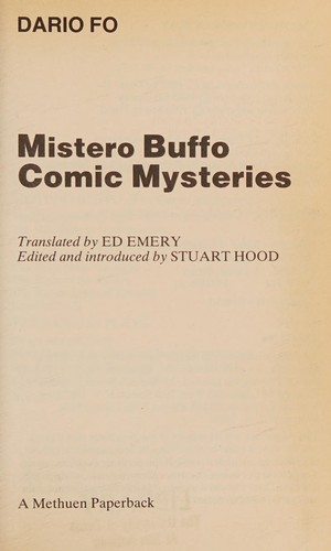Dario Fo: Mistero buffo (1988, Methuen Paperback)