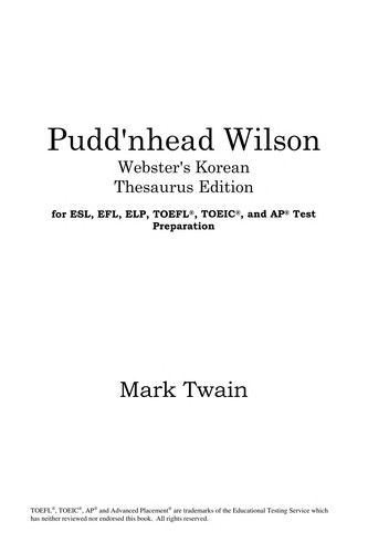 Pudd'nhead Wilson (EBook, 2005, ICON Classics)