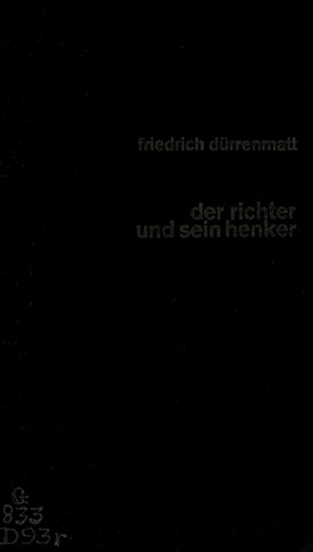 Der Richter und sein Henker. (German language, 1952, Benziger)