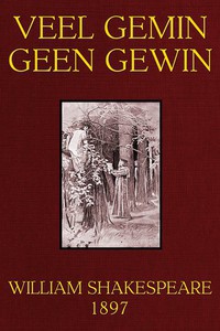 William Shakespeare: Veel Gemin, geen Gewin (Dutch language, 2015, Project Gutenberg)