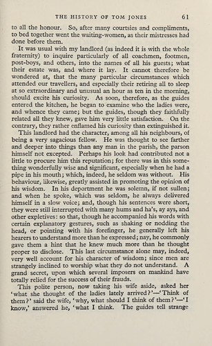 Henry Fielding: The history of Tom Jones (1963)