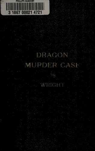 Willard Huntington Wright: The dragon murder case (1933, C. Scribner's sons)