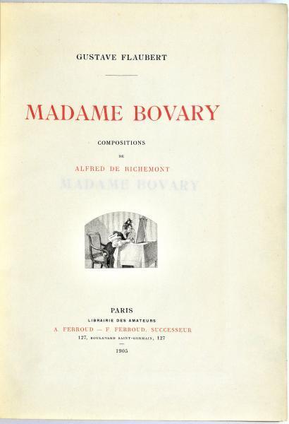 Madame Bovary (French language, Editions Fasquelle)