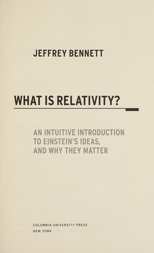 What is relativity? (2014)