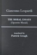 Giacomo Leopardi: Operette morali = (1983, Columbia University Press)