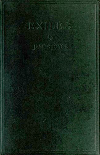 Richard Ellmann: Exiles (1921, Egoist Press)