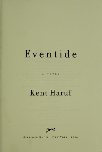 Eventide (2004, Alfred A. Knopf)