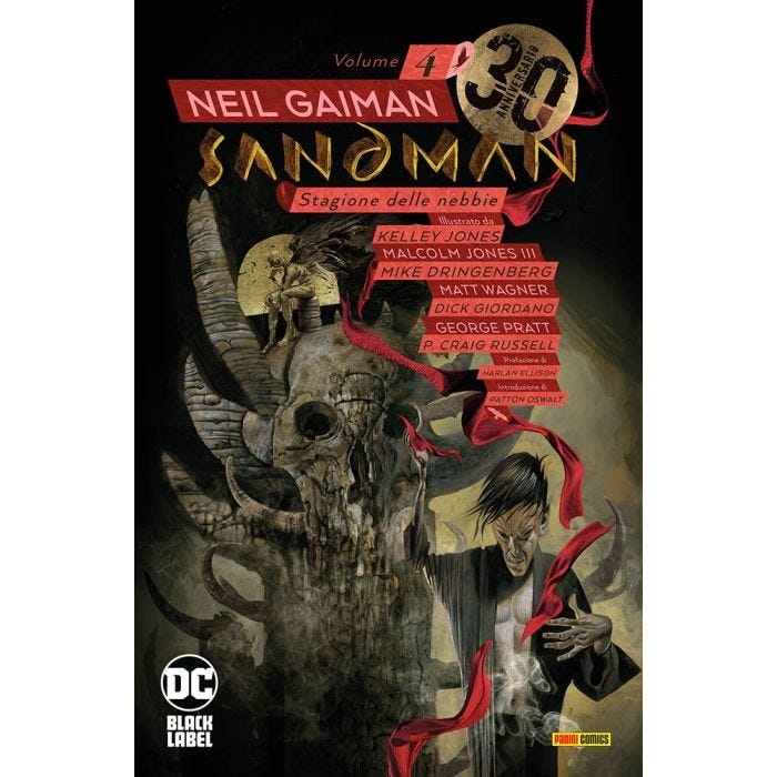 Mike Dringenberg, Neil Gaiman, Patton Oswalt, Harlan Ellison, Kelley Jones, P. Craig Russell, Matt Wagner, George Pratt, Dick Giordano, Malcolm III Jones: Sandman, Vol. 4: Stagione delle Nebbie (Paperback, Italiano language, 2020, Panini Comics)