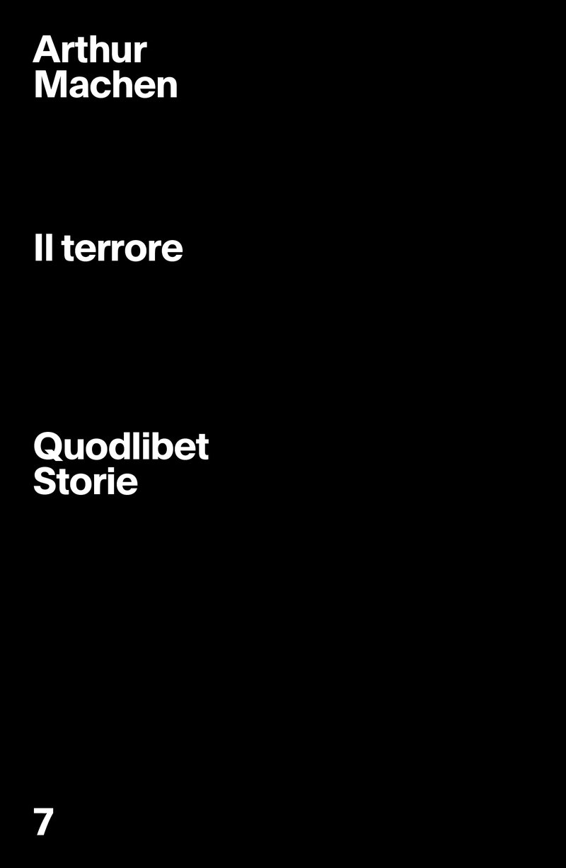 Arthur Machen: Il terrore (Paperback, 2022, Quodlibet)