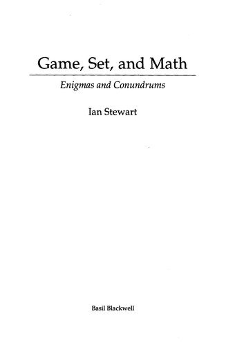 Ian Stewart: Game, set, and math