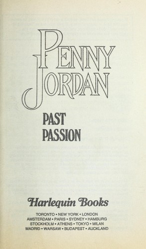 Penny Jordan: Past Passion (Paperback, 1994, Harlequin)