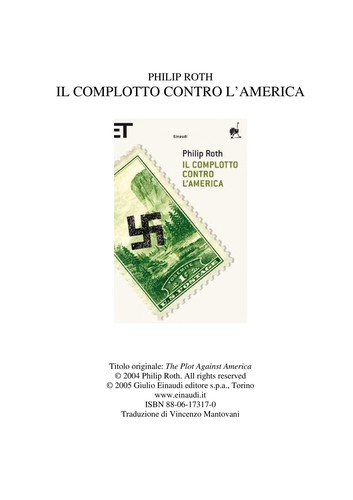 Il complotto contro l'America (Italian language, 2005, Einaudi)