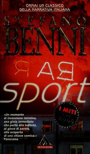 Bar sport (Italian language, 1995, Mondadori)