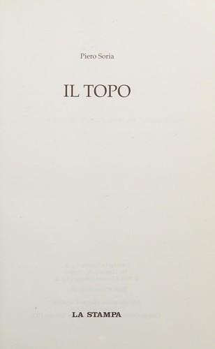 Piero Soria: Il topo (Italian language, 2008, La stampa)