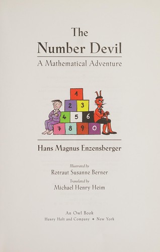 Hans Macke, Hans Magnus Enzensberger: The Number Devil (1998, Metropolitan Books)