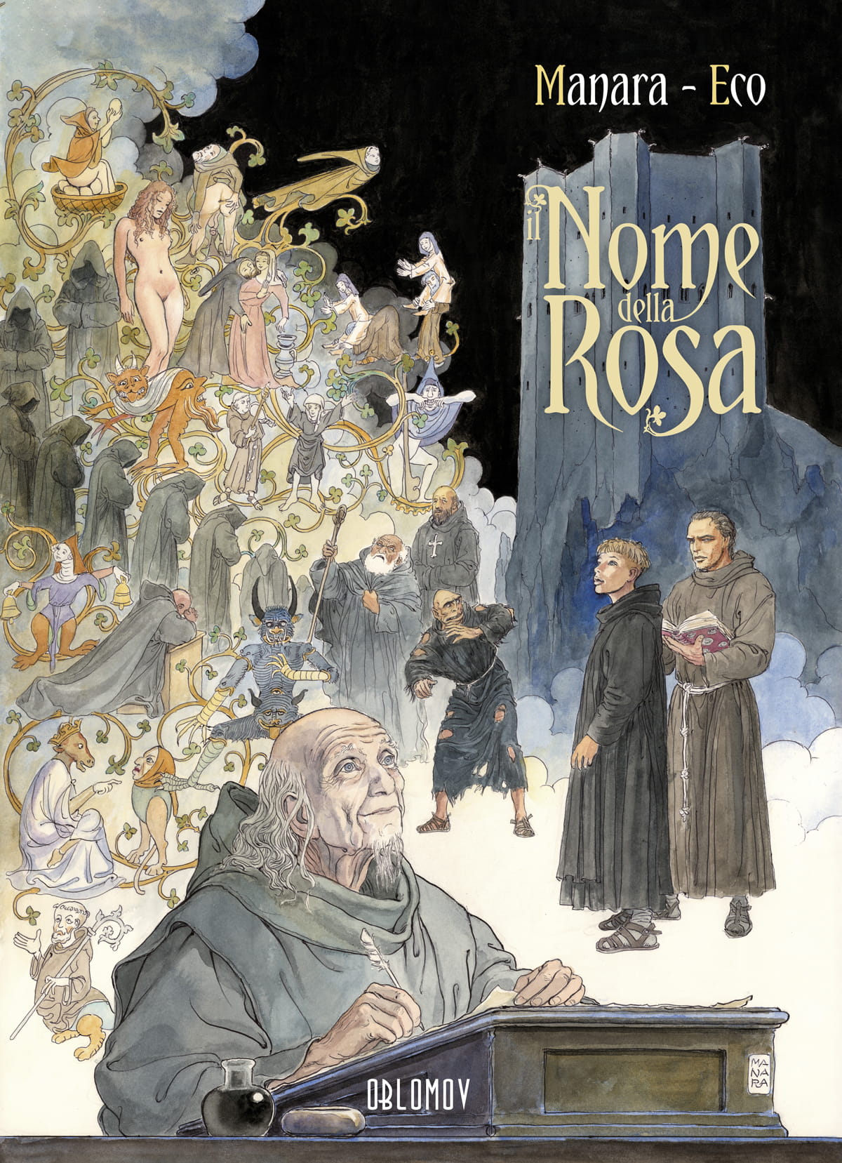 Umberto Eco, Milo Manara: Il Nome della Rosa (Hardcover, Italian language, 2023, Oblomov)