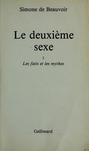Le deuxième sexe (French language, 1986)