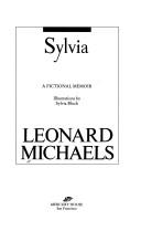 Leonard Michaels: Sylvia (Paperback, 1992, Mercury House)