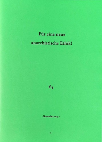 Jonathan Eibisch: Für eine neue anarchistische Ethik! (Paperback, German language, 2020, Black Mosquito)