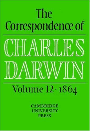 Charles Darwin: The Correspondence of Charles Darwin (Hardcover, Cambridge University Press)