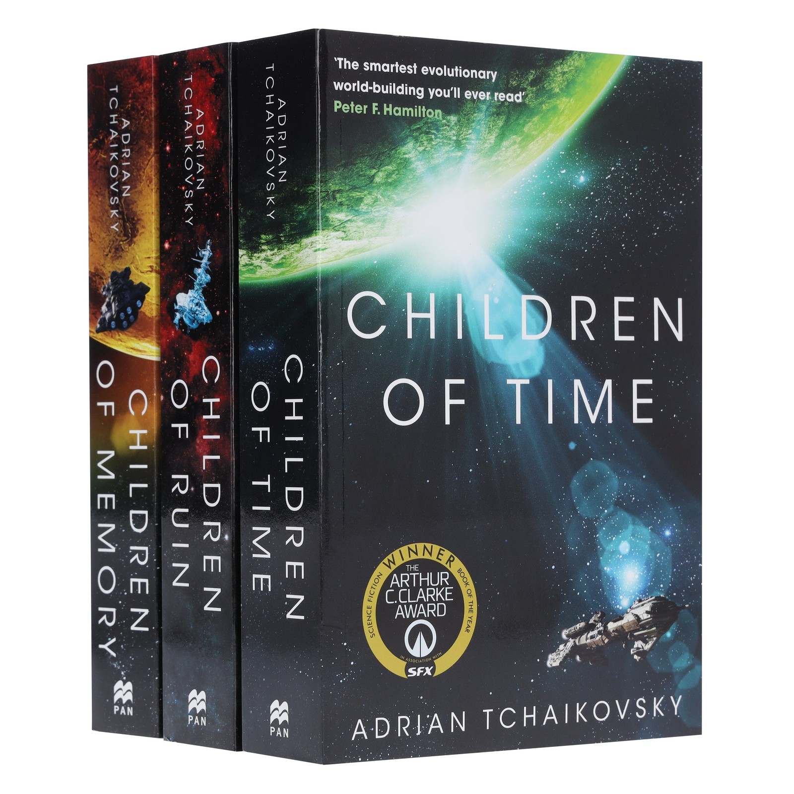 Adrian Tchaikovsky (duplicate): Children of Time 3-Book Set by Adrian Tchaikovsky (Children of Time, Children of Ruin, Children of Memory) (2023, STEMCOOL)