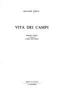 Vita dei campi (Italian language, 1987, Banco di Sicilia, Le Monnier)