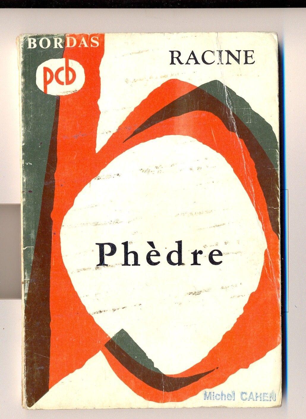 Phèdre (French language, Éditions Bordas)