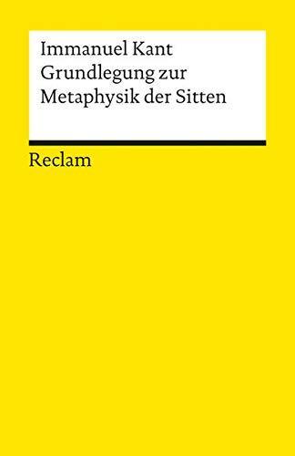 Grundlegung zur Metaphysik der Sitten (German language, 2008)