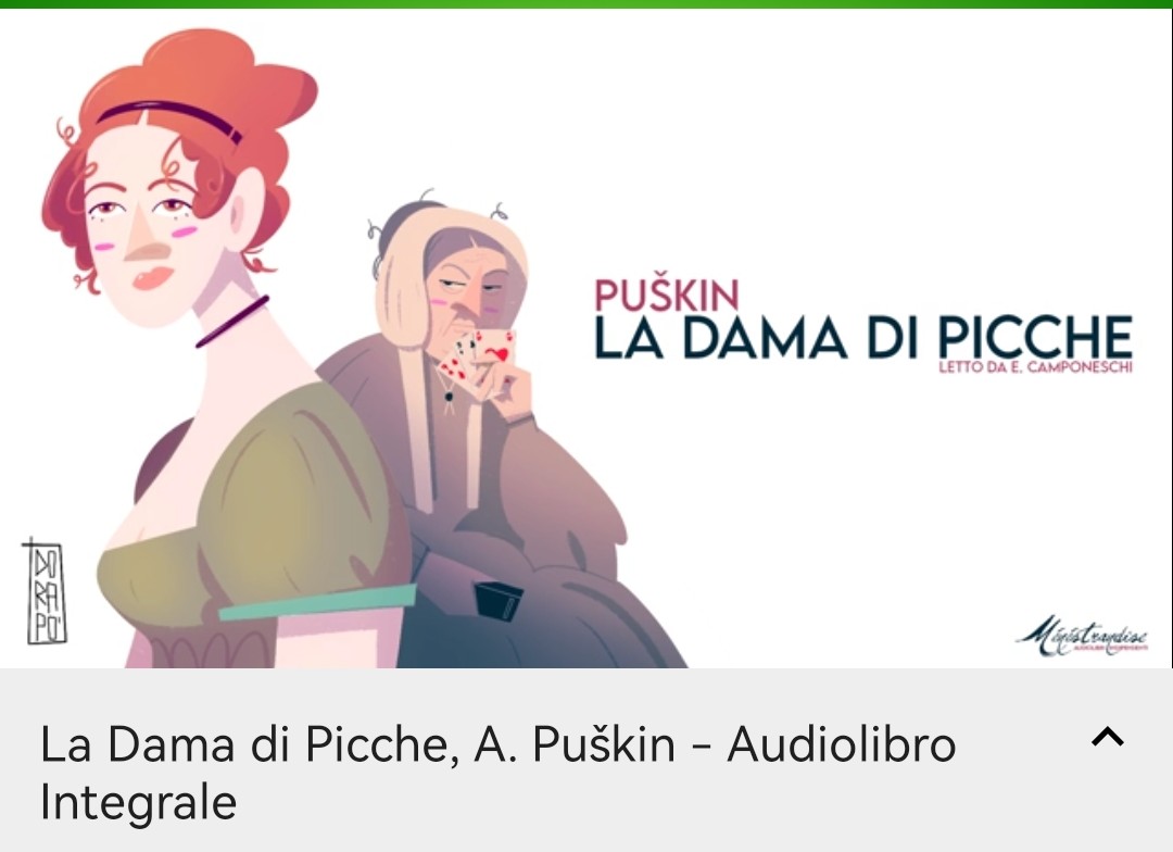 Aleksandr Puškin: La dama di picche (AudiobookFormat, Italiano language, 2021, Ménéstrandise)