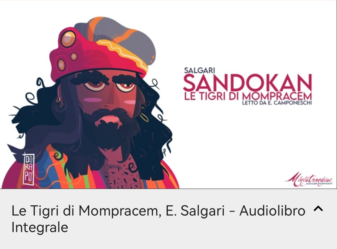 Emilio Salgari: Sandokan e le tigri di Mompracem (AudiobookFormat, Italiano language, 2021, Ménéstrandise)