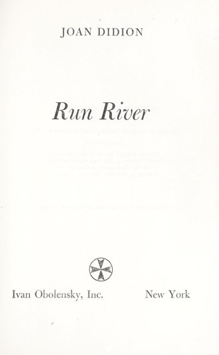 Run River. (1963, I. Obolensky)