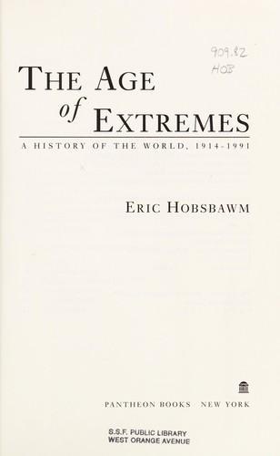 The Age of Extremes: A History of the World, 1914-1991 (1994)