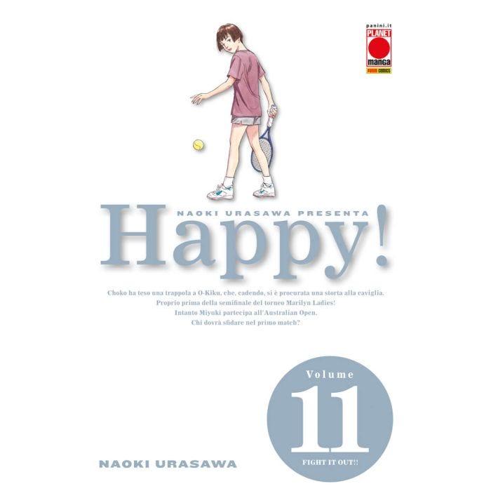 Naoki Urasawa: Happy! vol. 11 (Italiano language, 2023, Planet Manga)