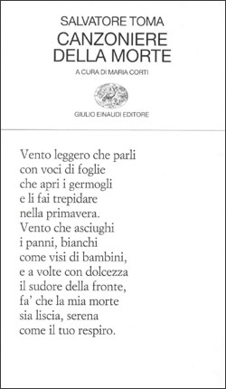 Canzoniere della morte (Italian language, 1999, G. Einaudi)