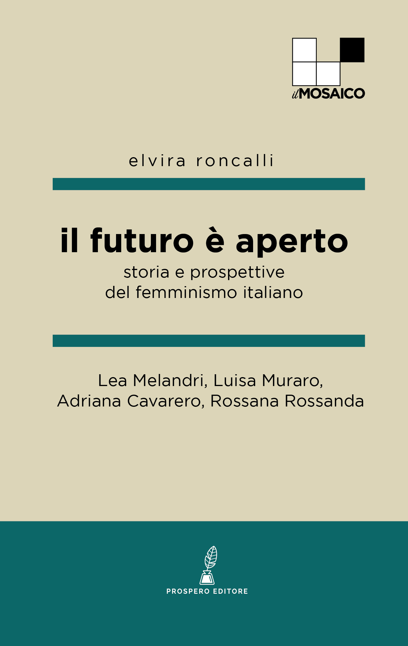 Adriana Cavarero, Rossana Rossanda, Luisa Muraro, Lea Melandri, Elvira Roncalli: Il futuro è aperto (Paperback, Italiano language, 2023, Prospero)